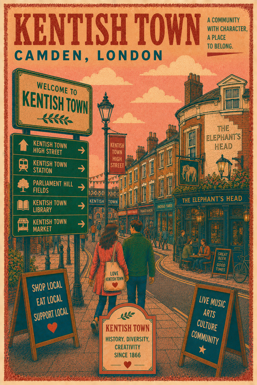 Illustration of Kentish Town