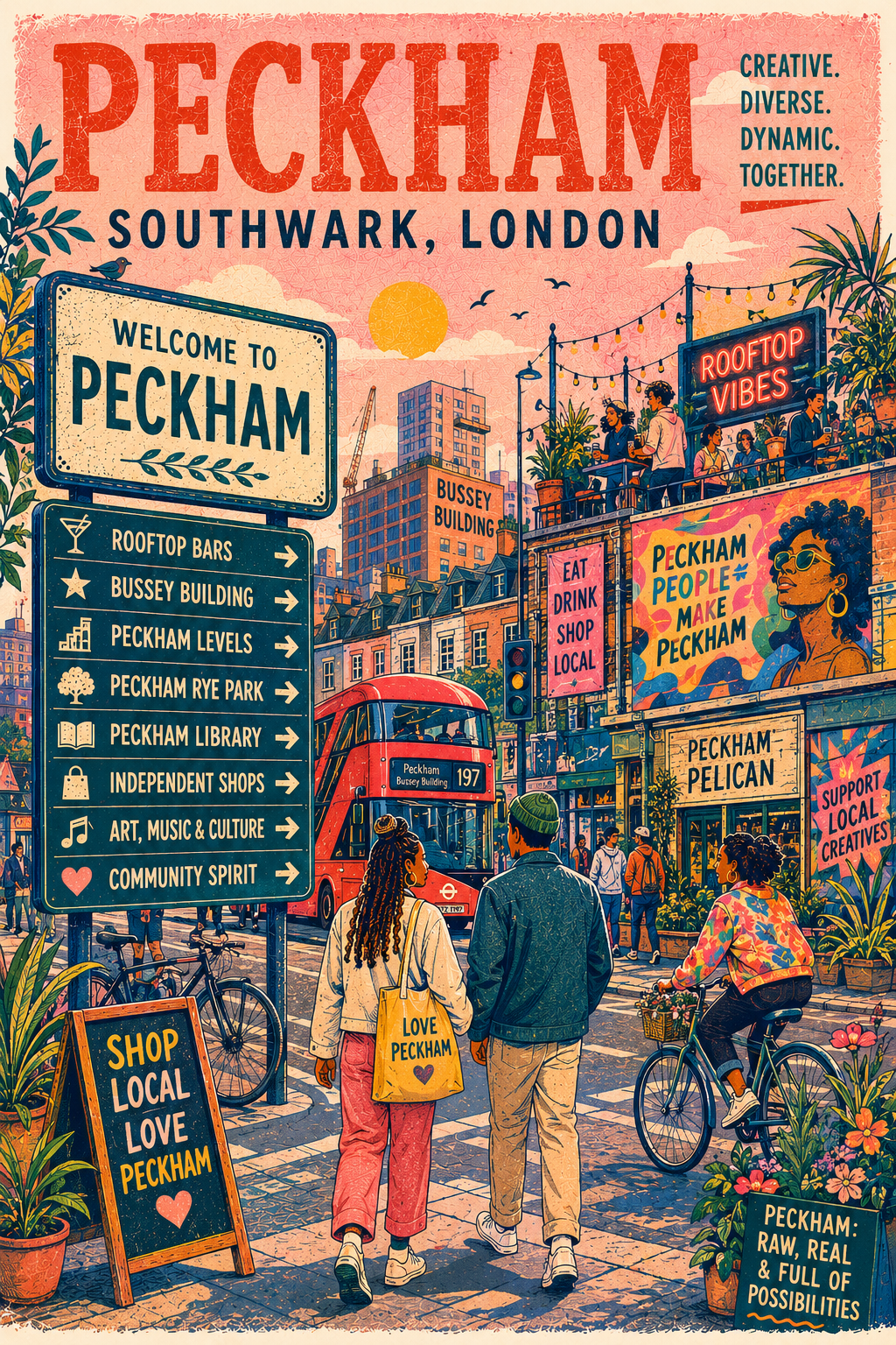Illustration of Peckham
